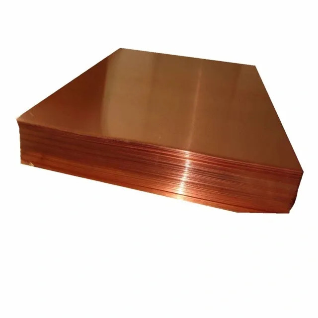 Polished Thickness 5mm Copper Sheet Surface Decoration Customizable