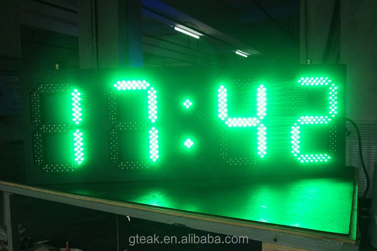 customized 7 segment stadium clock led display
