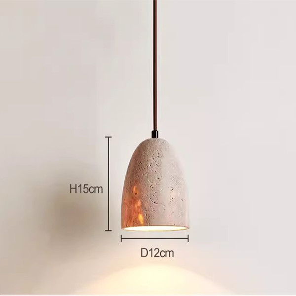 Wabi Sabi Pendant Light Janpanese Stone ceramic pendant light(WH-AP-574)