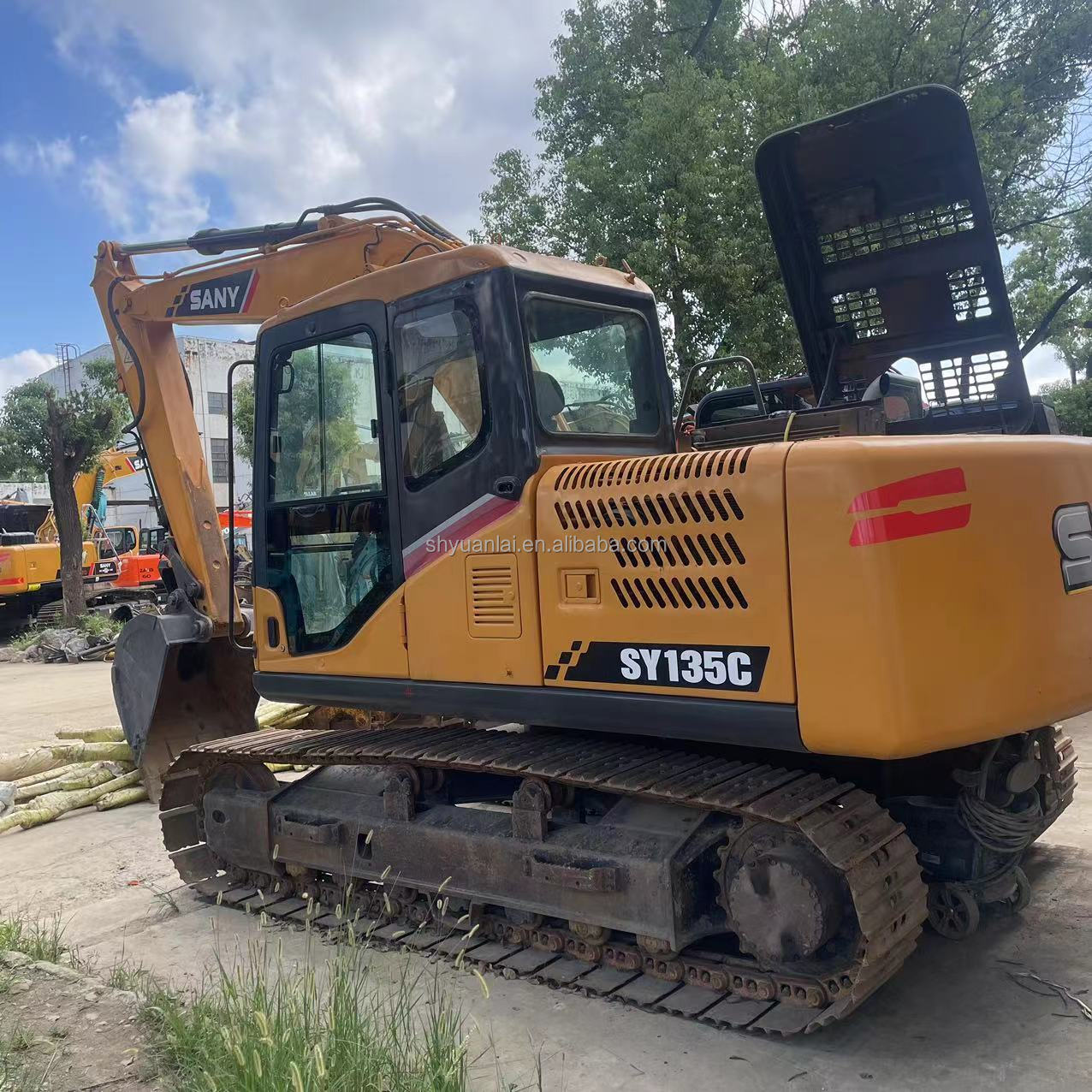 SANY 135C Excavator Second Hand With ISUZU Engine And Original Hydraulic Valve