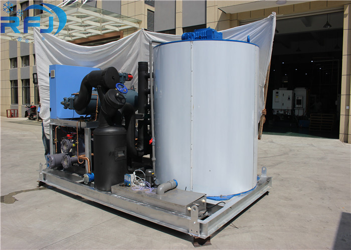 Shaved Flake Ice Machine , 380V/50Hz/3P Ice Block Machine 1 Year Warranty