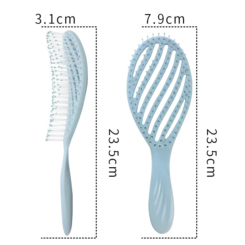 Hair Styling Candy Color Plastic Hair Comb Hair Beauty Brush 24*8cm