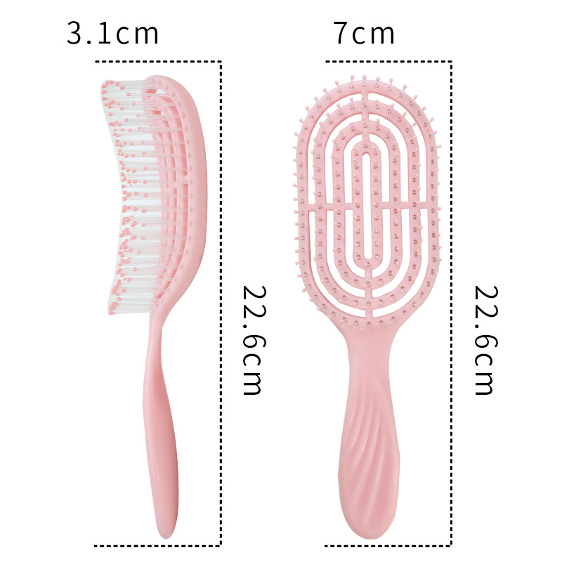 Hair Styling Candy Color Plastic Hair Comb Hair Beauty Brush 24*8cm