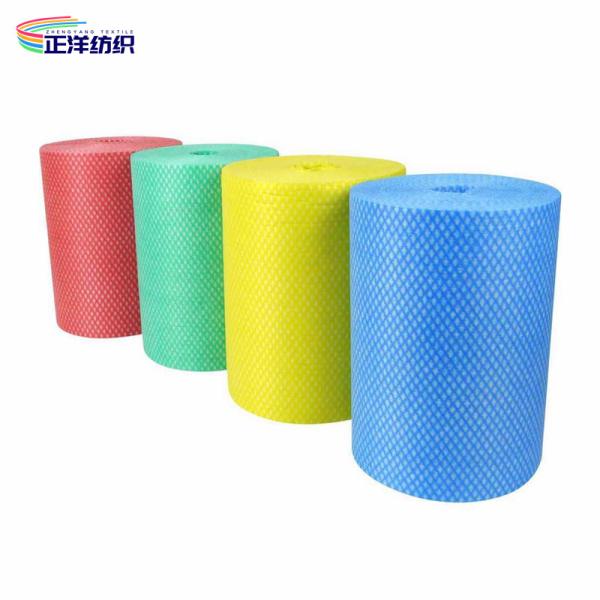 60gsm Disposable Cleaning Cloth 20x40cm Nature Wooden Paper Disposable