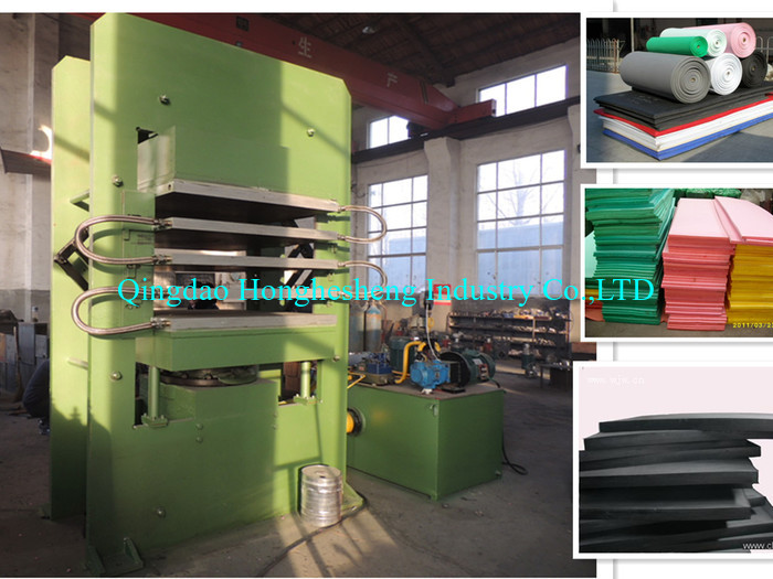 800 Ton EVA Foaming Vulcanizing Press Machine 1022x1250x70mm Plate