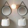 Buy cheap Above Counter Ceramic Wall Hung Basin Functional For Contemporary Bathroom from wholesalers