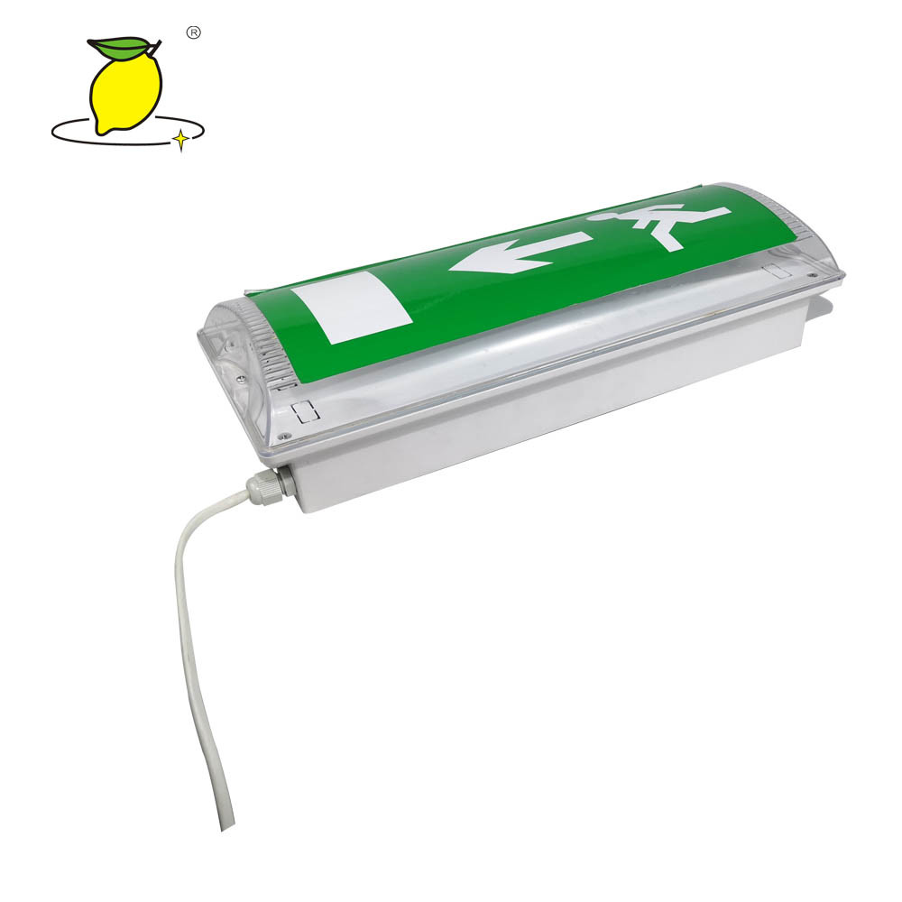 Powerful LED Bulkhead Emergency Light Wall / Ceiling Mounted 345×135×85mm