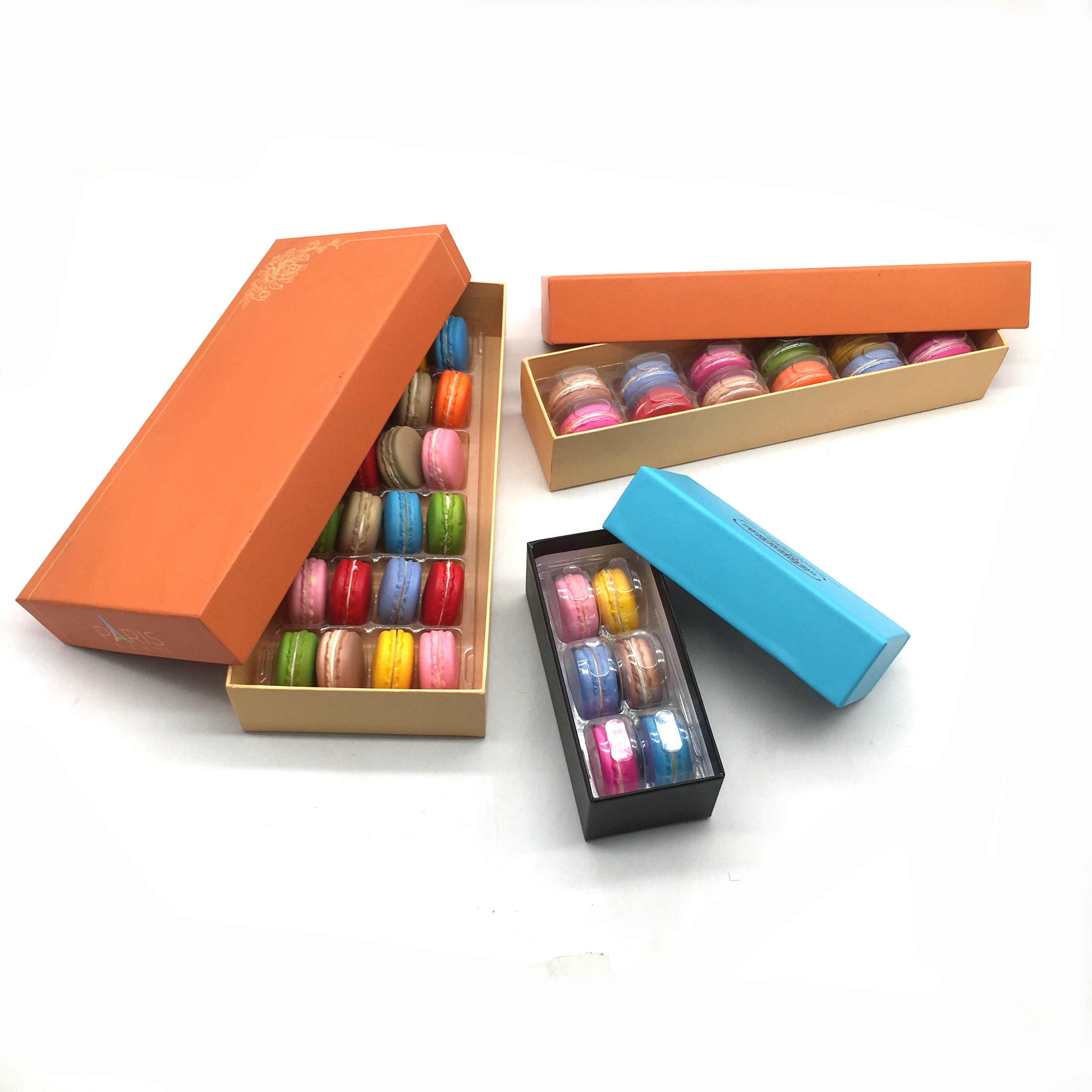 Elegant Paper Box Chocolate Gift Packing Box 10Pcs With Plastic Clear Inner