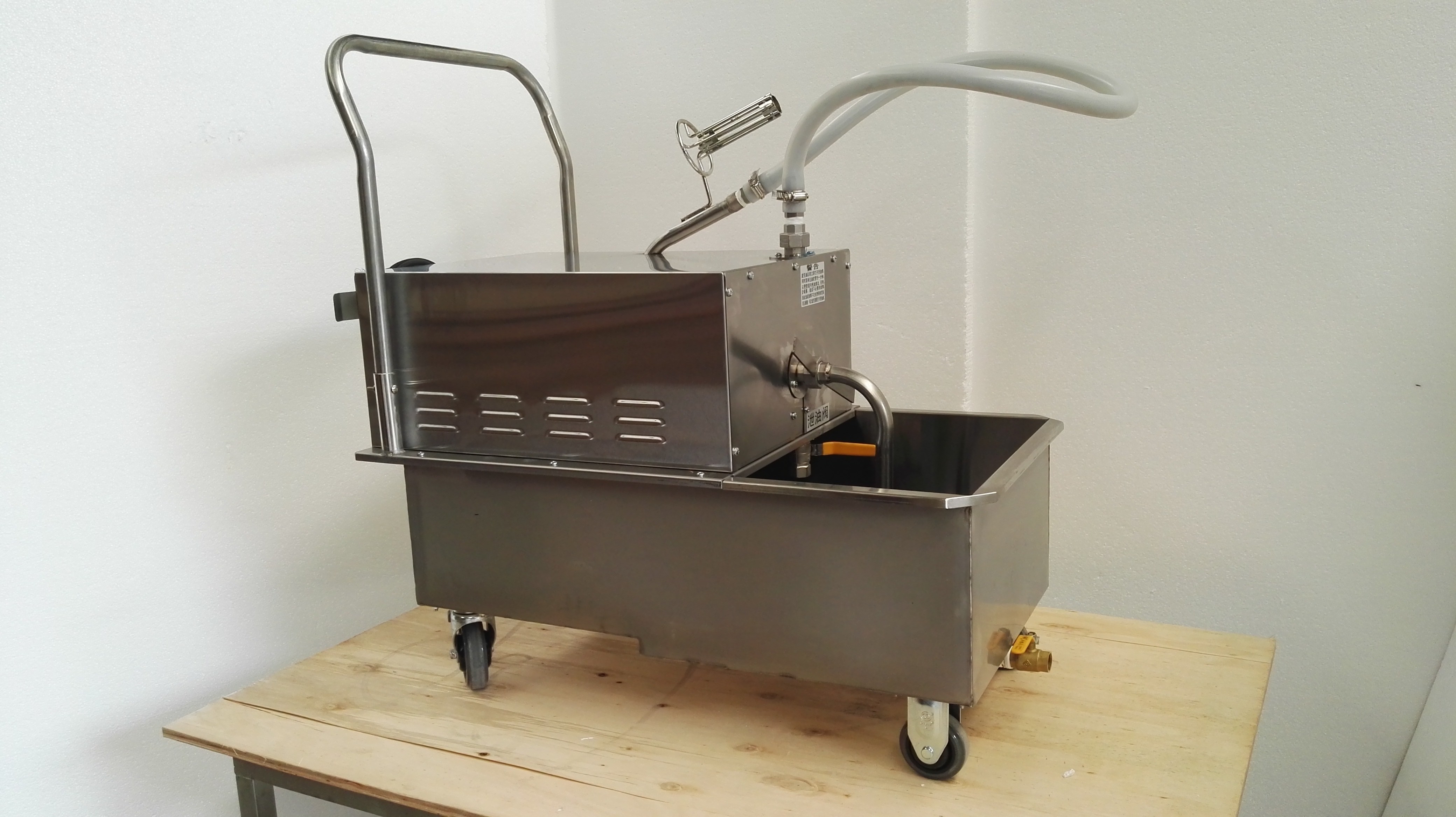 220V 50L Oil Filter Machine Shortening Filter For Restaurants