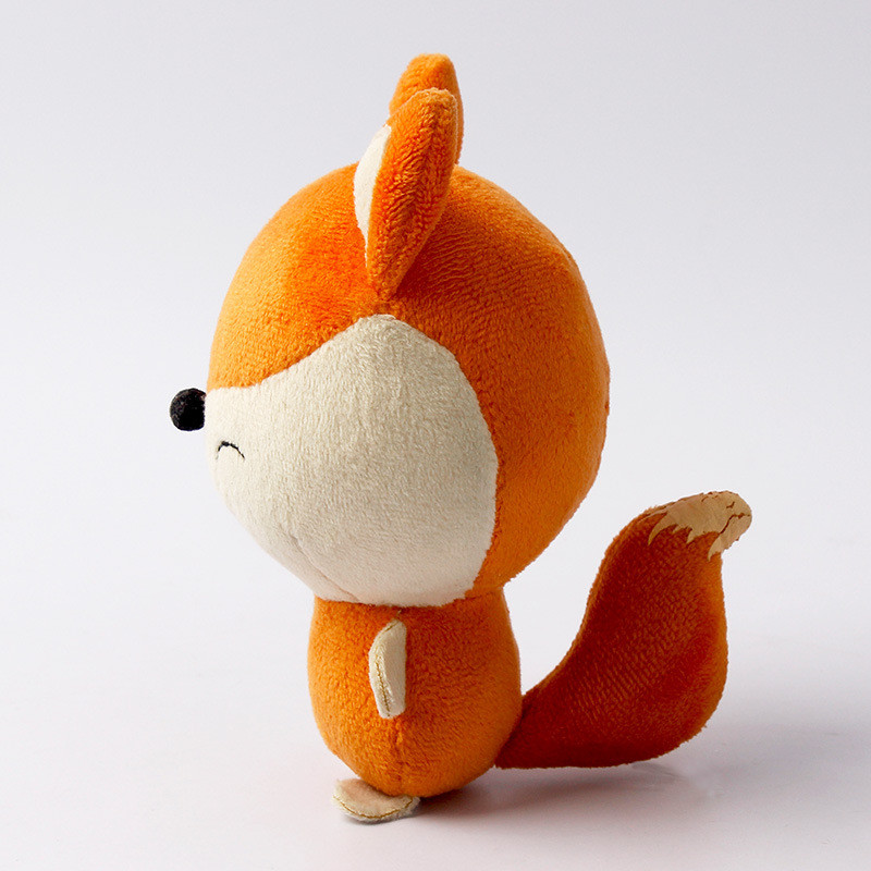 Cartoon Fox Plush Doll 20cm With Polypropylene Cotton Filling