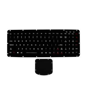 China 400DPI Resolutions Silicone Industrial Keyboard Backlight With Touchpad on sale