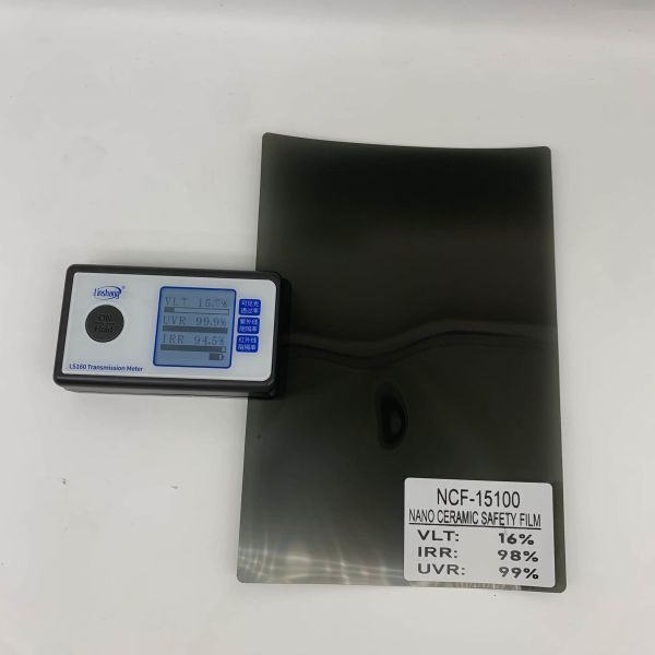 Nano Ceramic Safety Film with 16% VLT 98% IRR and 99% UVR for Car Window Solar
