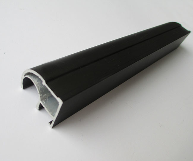 6005 / 6063 Alloy Aluminum Extrusion Profiles ISO Compliant For Hanging Curtains