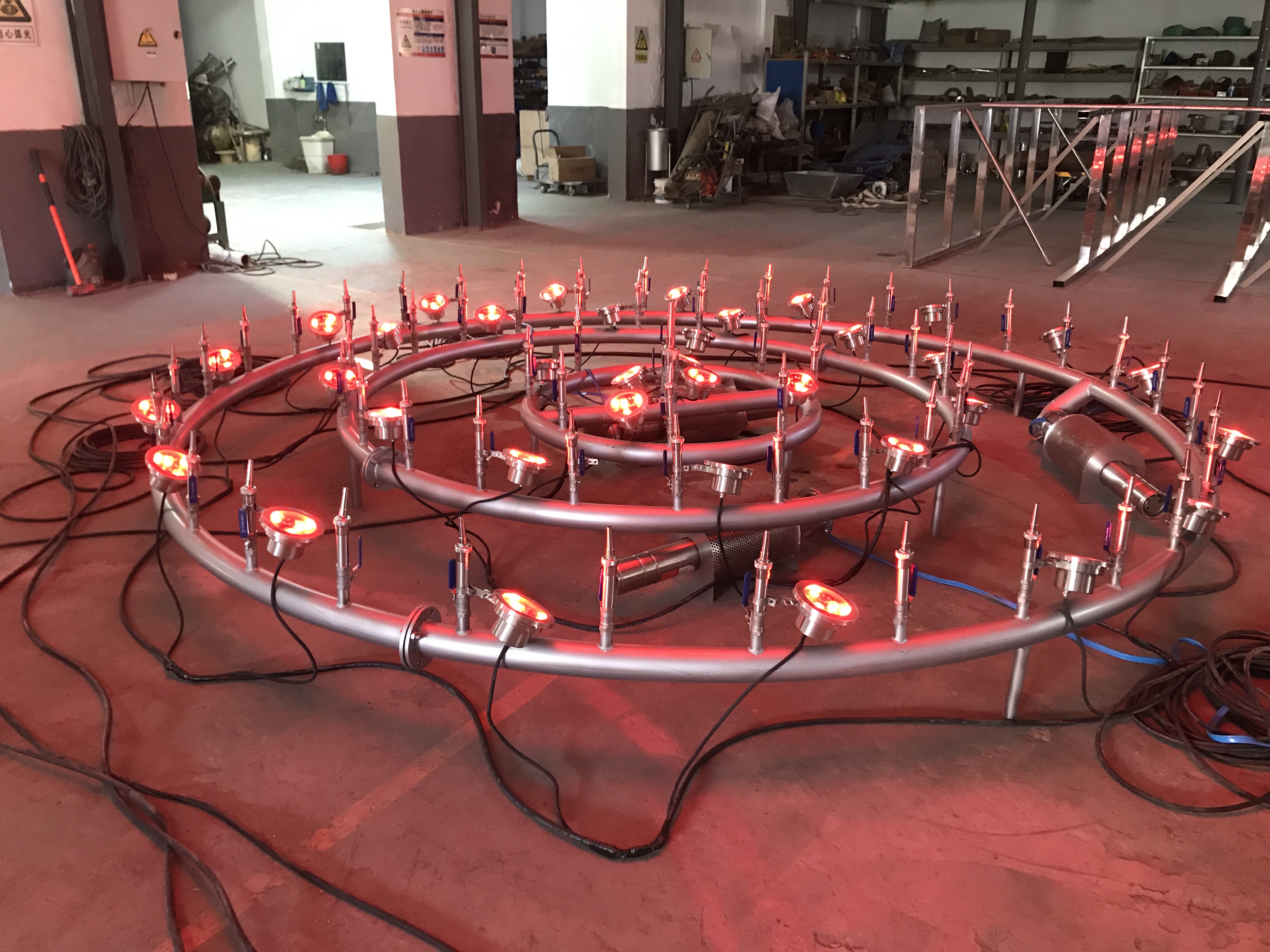 Customized Music Dancing Floating Water Fountains