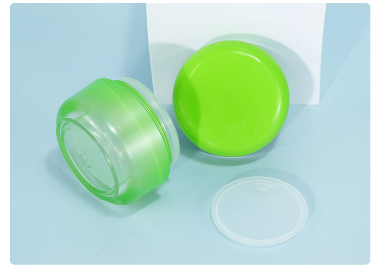 Acrylic Plastic Type 30g 50g Face Cream Jar for Cosmetic Packaging Body Scrub Butter