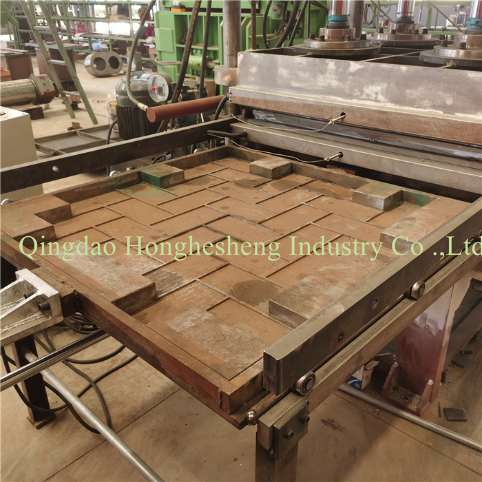 200T 5.5KW Rubber Tile Making Machine Rubber Foor Mat Vulcanizer Machine