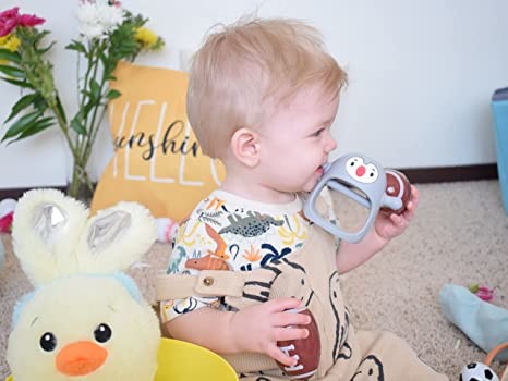 MHC Customised Silicone Remote Control Teether Food Grade For Baby