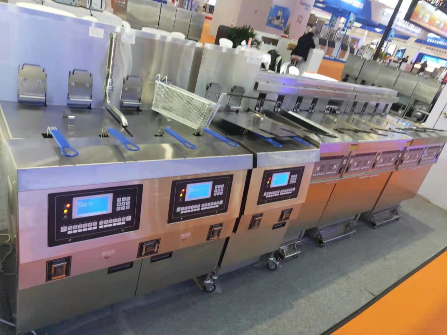 304SUS Gas Chips Commercial Open Deep Oil Fryer