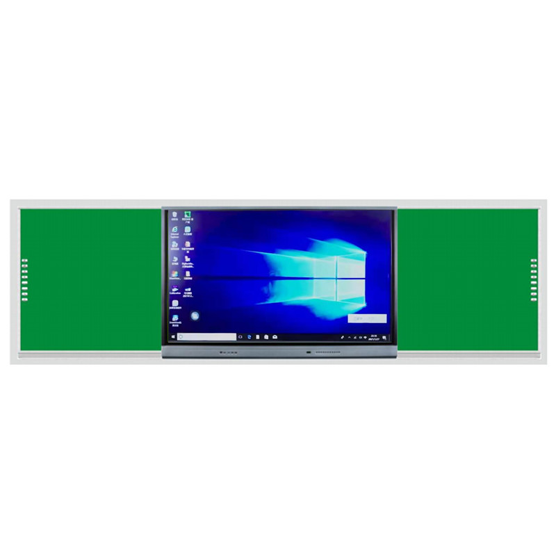 86'' Intelligent Smart Recordable Blackboard Green Board 4000:1 LED Android 9.0 350cd/m2 Interconnection Blackboard