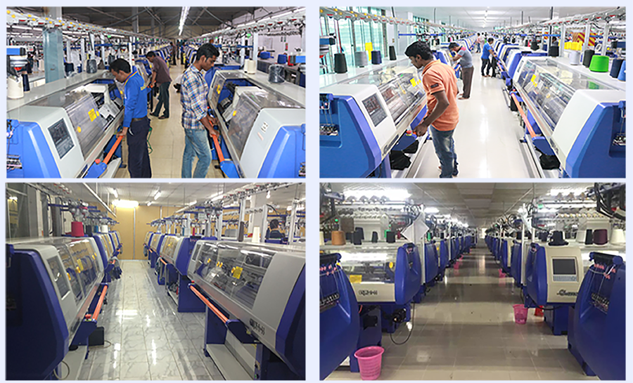 Computer Wool Double System 10G Hat Knitting Machine