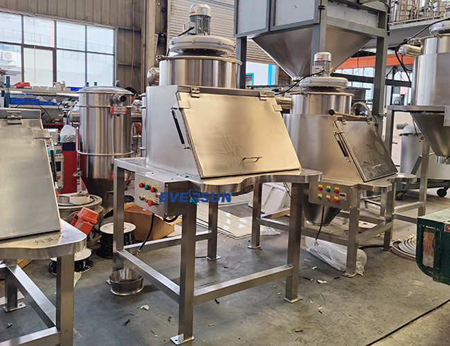 Dust Free Ton Bag / Small Bag Discharge Station For Powder Conveying