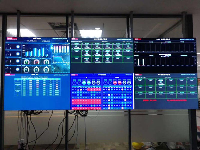 3x3 Splicing Screen Indoor Wall Mounted LCD Screen Video Wall Display
