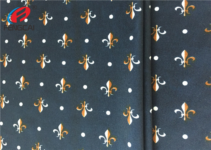 Plain Spandex Polyester 4 Way Stretch Fabric , Printed Lycra Fabric For Swimming Trunks