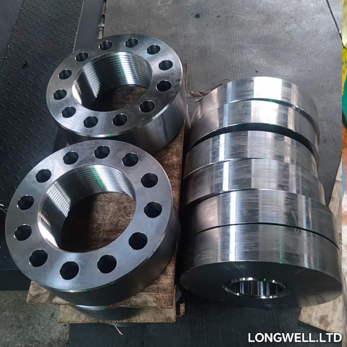 Mud Pump Fluid End Liner Flange AH36001-05.17 35CrMo Mud Pump Fluid End Parts
