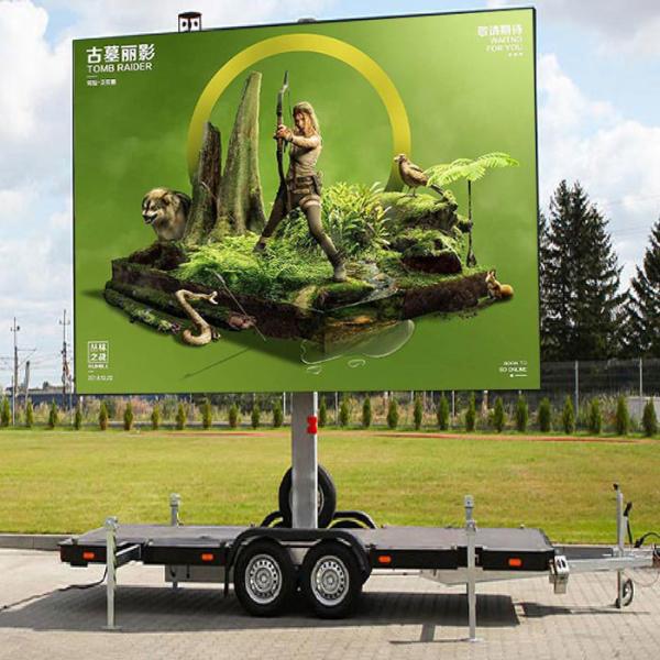 P6 P8 Waterproof Ultra Narrow Full Color LED Display 400W For Outdoor Shopping