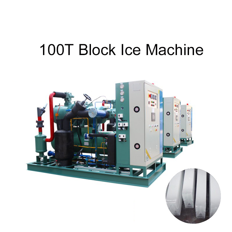 High Efficiency R404a/R22a Ice Block Making Equipment Commercial Capacity 10 Tons Per Day