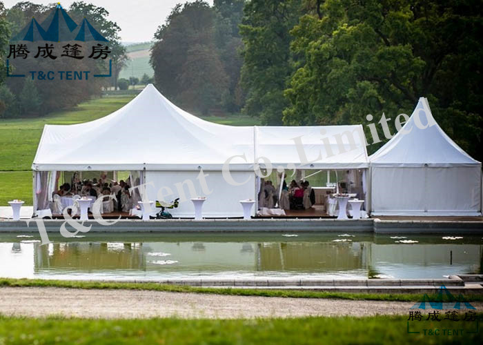 Long Span Outdoor Vendor Tents 5M 10M 15M Ridge Height 15 Years Warranty