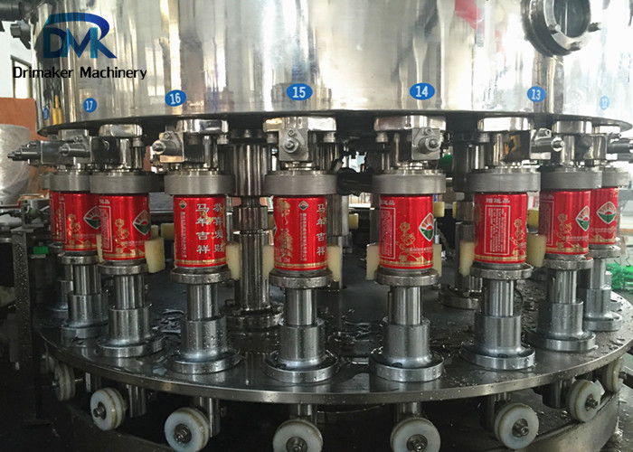 Automatic Beverage Can Filling Machine 7000 Cans Per Hour 4000kg Weight