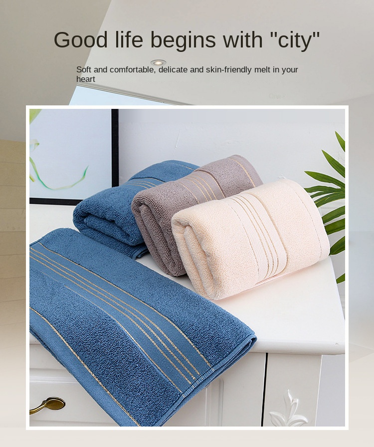 Chinese Cooling Antipilling Towels Thicken and Soften for Home Face Cloth Towel