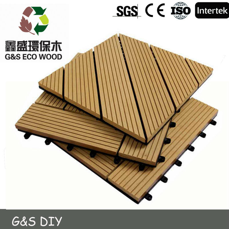White Portable DIY Wpc Easy Deck Terrace Indoor Wpc Wall Panel 310 X22 Mm