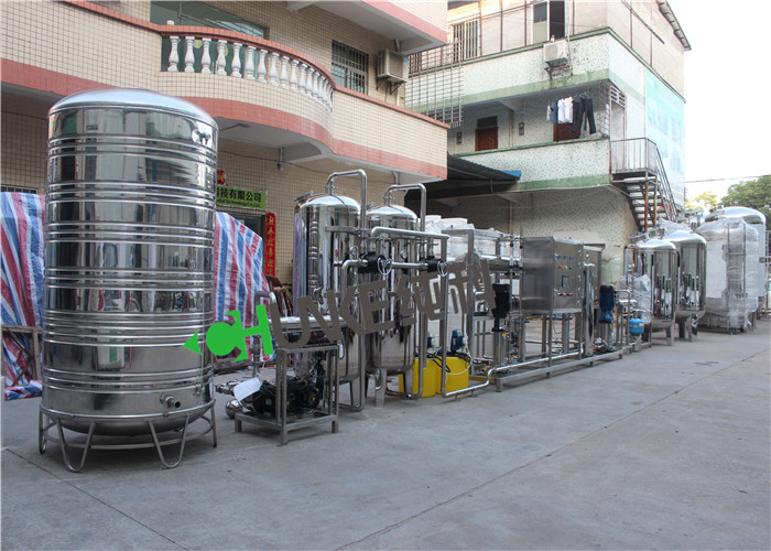 2 Ton Industrial Water Purification Equipment Double Stage SS304/SS316 Material