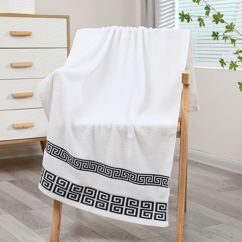 End 100% Cotton Bath Towel Set Custom Logo Hotel Pool Travel Solid Color Perfect Gift
