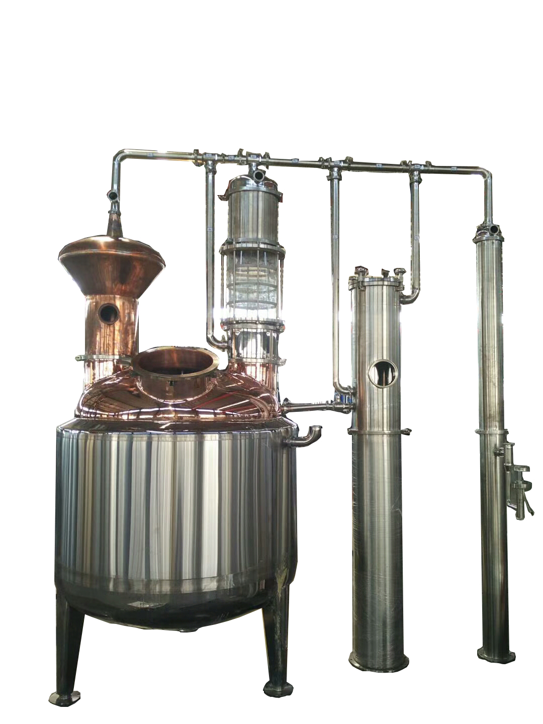 500lt Distillery Equipment For Gin And Whisky Featuring Four Heating Techniques