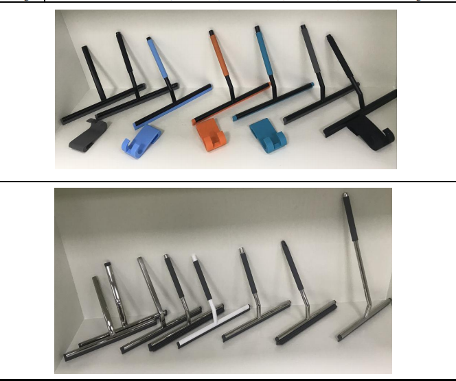 Rubber TPR Stainless Steel Window Squeegee