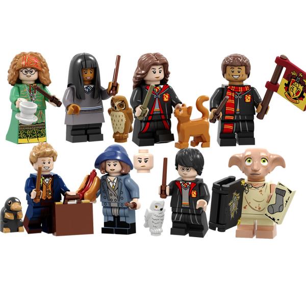 Movie characters harry series legoly trelawney dobby potteres action figures