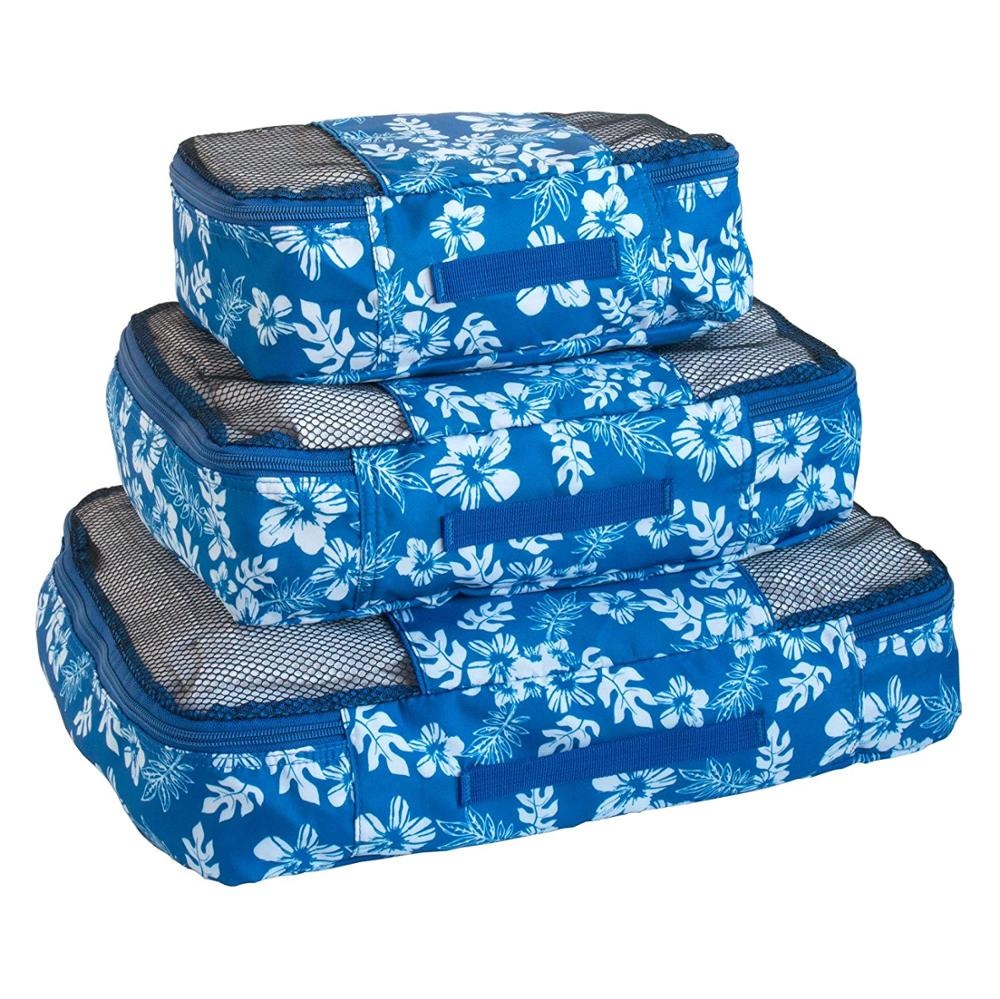 Multipurpose Floral Soft Packing Organisers Tear Resistant Convenient Foldable