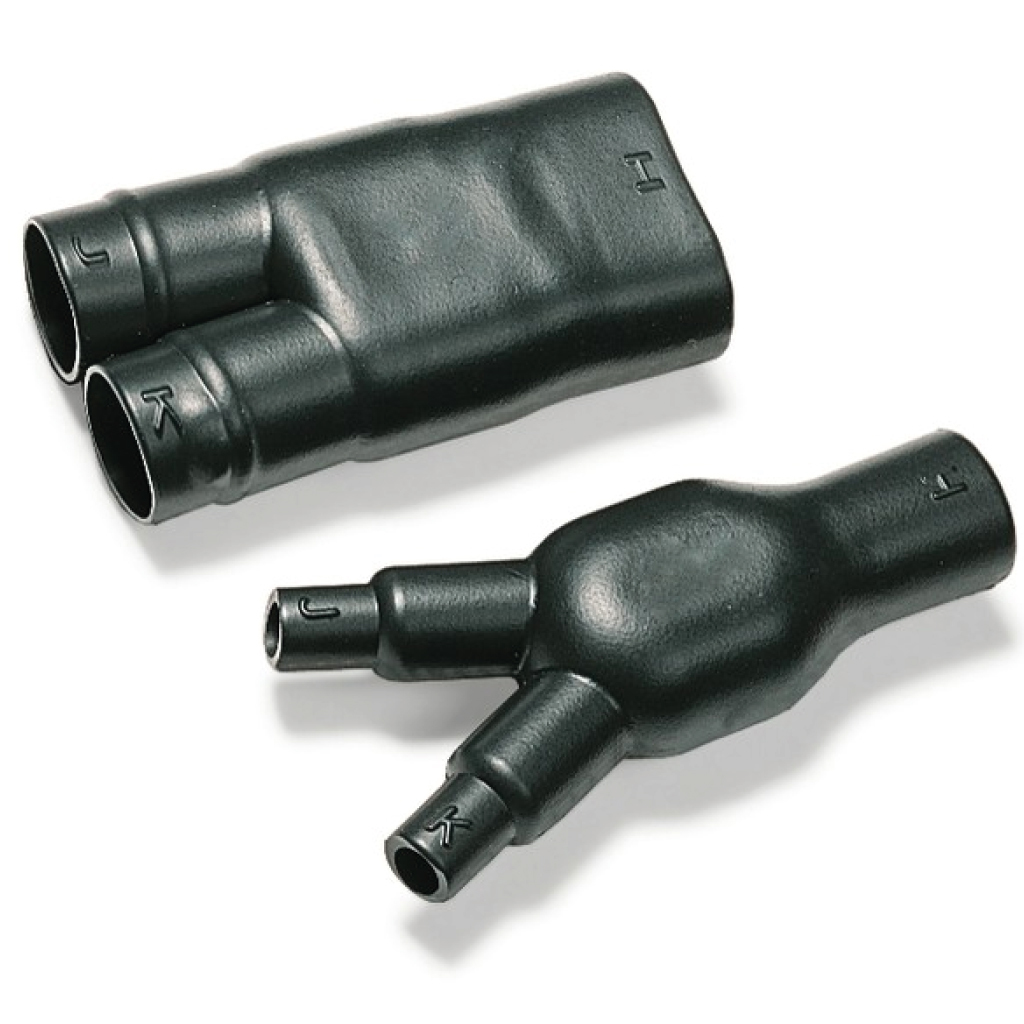 Flame Retarded Heat Shrink 2 Way Outlet Shapes