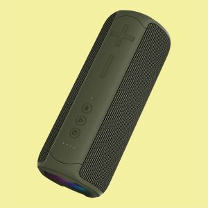 Ultraportable Bluetooth Speaker With LED Light And IPX7 Waterproof