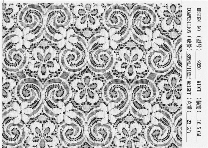 Underwear Lingerie Lace Fabric Embroidery Lace Trim Customized