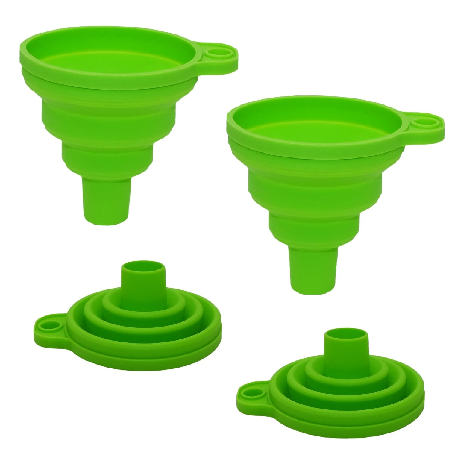Funnels For Filling Bottles Kitchen Funnel Funnels For Kitchen Use Food Grade Silicone Collapsible Funnel Liquid Powder