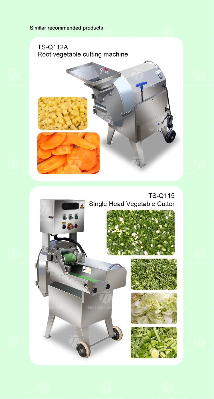 1000KG/H Vertical Root Vegetable Cutting Machine Potato Shred
