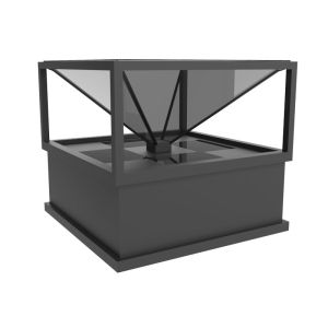 Android 3D Display System Inverted Triangle Pyramid Holographic Display