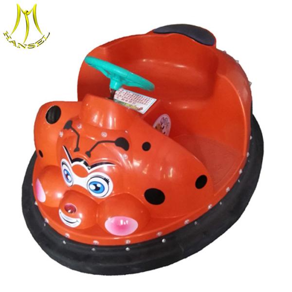 Hansel kids outdoor amusement park for sales plastic bumper car 24 volt ride on