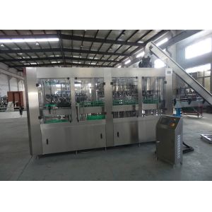  Silver Gray 3 In 1 Monobloc Carbonated Drink Bottling Machine Manufactures