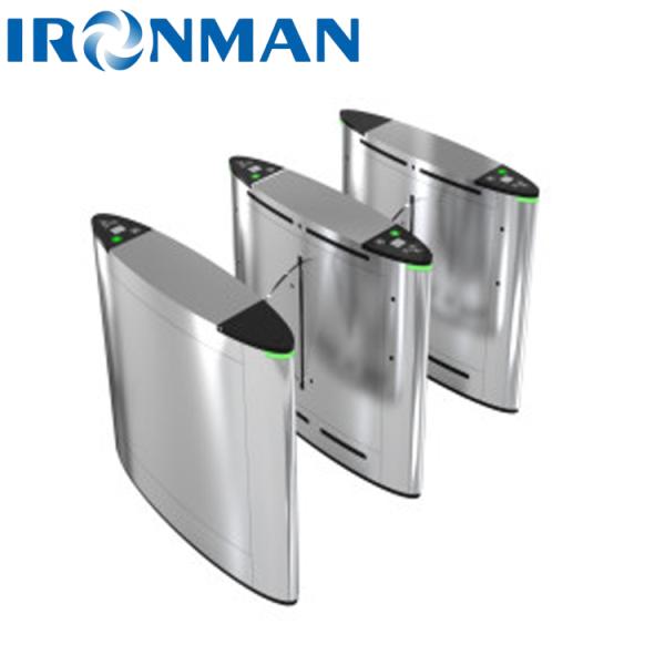 AISI SUS304 Flap Barrier Turnstile Gate Access Control System