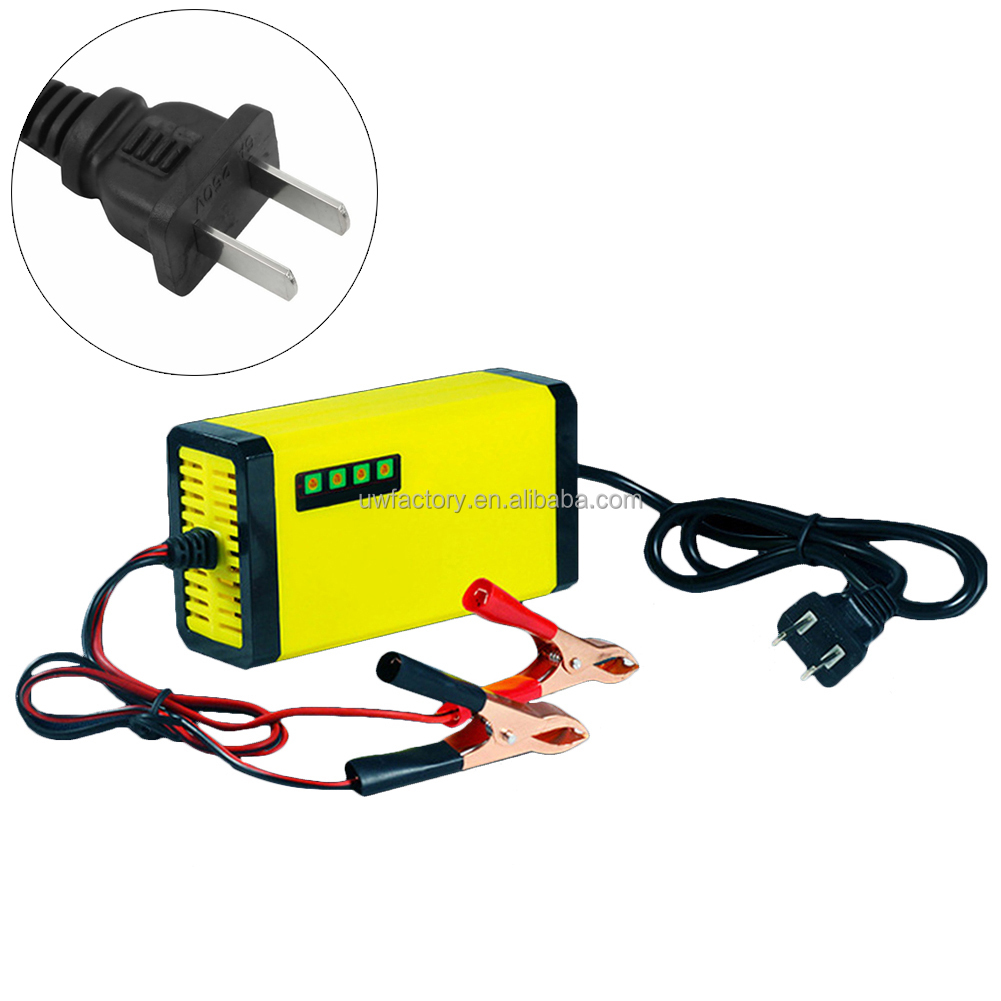 Private Mold 12V Pulse Repair Lead Acid Battery Charger with Fast Charging Speed and Temperature Control Compensation